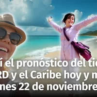 Pronóstico del tiempo en República Dominicana : Clima estable hoy jueves 21 y mañana viernes 22 de noviembre de 2024