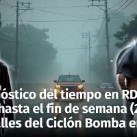 Pronóstico del tiempo para República Dominicana desde hoy hasta el fin de semana (21-24 nov) y detalles del ciclón bomba que ha afectado EE.UU