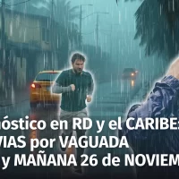 Pronóstico del Tiempo para República Dominicana y el Caribe: Lluvias y Condiciones Inestables para el 25 y 26 de Noviembre de 2024