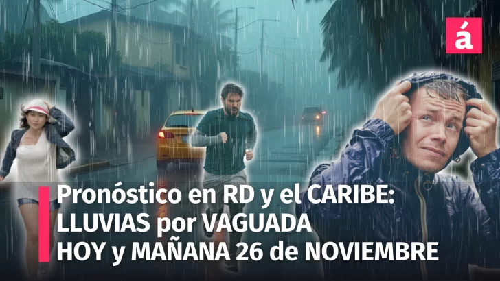 Pronóstico del Tiempo para República Dominicana y el Caribe: Lluvias y Condiciones Inestables para el 25 y 26 de Noviembre de 2024