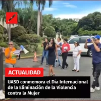 UASD conmemora el Día Internacional de la Eliminación de la Violencia contra la Mujer