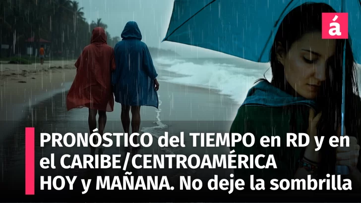 Pronóstico del Tiempo para República Dominicana, Caribe/Centroamérica en el resto del día y mañana 3 Diciembre: Lluvias y Tormentas Eléctrica