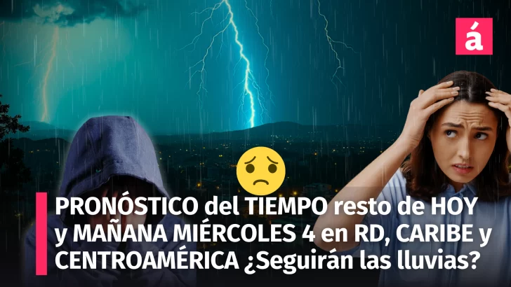 Pronóstico del Tiempo para la República Dominicana para el resto del día de hoy 3 y para mañana 4 de Diciembre de 2024. Llegará un frente frío