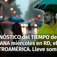 Clima Inestable: Pronóstico del tiempo para República Dominicana, el Caribe y Centroamérica hoy miércoles y mañana jueves 5 de noviembre