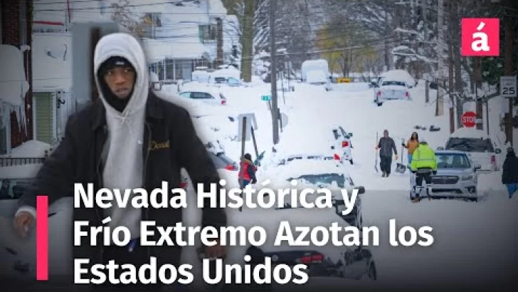 Nevadas Históricas y Frío Extremo Azotan a Estados Unidos: Millones Afectados