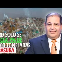 Príamo Ramírez: En RD solo se recicla 7% de 14,000 toneladas de basura