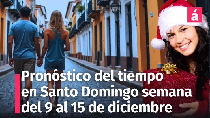 Pronóstico del Tiempo en Santo Domingo, Semana del 9 al 15 de Diciembre: Clima Cálido y Lluvias Dispersas