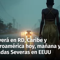 Pronóstico del Tiempo República Dominicana y Caribe hoy, mañana 12 y viernes 13 Dic: Lluvias Aisladas; Nevadas Severas en EE.UU