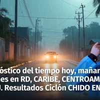 Pronóstico del tiempo para República Dominicana (18-20 dic): Lluvias persistentes, alertas activas y panorama climático global. Actualización sobre devastación en Mayotte, Francia