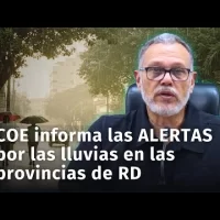 COE informa el nivel de alrertas ante posibles crecidas de ríos, arroyos, cañadas e inundaciones