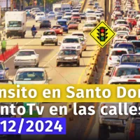 Así está a esta hora Av. 27 de Febrero en dirección ESTE/OESTE próximo a la Av. Núñez de Cáceres