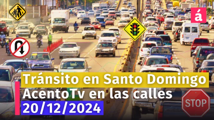 Así está a esta hora Av. 27 de Febrero en dirección ESTE/OESTE próximo a la Av. Núñez de Cáceres