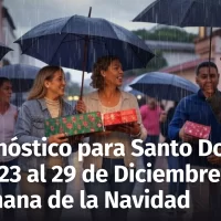 Clima en Santo Domingo semana del 23 al 29: Pronóstico del Tiempo para Navidad 2024; Cálido, lluvioso y lleno del encanto caribeño