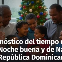 Descubre el pronóstico del tiempo para República Dominicana Hoy 23, Mañana 24 y 25 de diciembre 2024 ¿Será una Navidad bajo la lluvia?