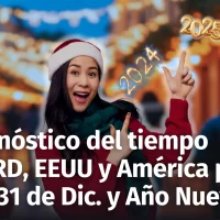 Pronóstico meteorológico para República Dominicana, EE.UU. y América Latina: Desde hoy 30 de diciembre al 1 de enero