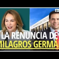 Milagros Germán renunciaría a Cultura, sería sustituida por Robertico Salcedo