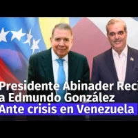 EN VIVO: Presidente Abinader recibe al opositor venezolano Edmundo González