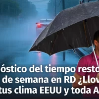 Pronóstico del Tiempo para República Dominicana Hoy y Fin de Semana ¿Lloverá? Clima Global y en América:  Frío Extremo y Lluvias Dispersas