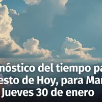¿Cambio en el clima? Descubre qué esperar en República Dominicana desde HOY hasta el jueves 30 de enero, 2025