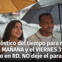 Pronóstico del Tiempo en República Dominicana resto de HOY, MAÑANA y el VIERNES 31 de Enero: Cambios Climáticos y Lluvias en Camino para el Fin de Semana