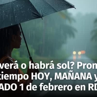 ¿Lluvias o sol? Descubre cómo cambiará el clima en República Dominicana el resto de HOY, MAÑANA y el SÁBADO 1 Febrero, 2025