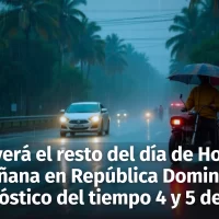 Pronóstico del tiempo para República Dominicana para el resto de Hoy 4 y Mañana Miércoles 5 de febrero: Temperaturas agradables, ¿Lloverá?