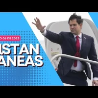 Presidente Abinader recibe en su despacho al secretario de Estado de EE.UU., Marco Rubio