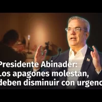 Presidente Abinader: “Los apagones molestan, son insostenibles y deben disminuirse con urgencia”