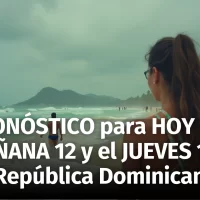 Conoce el pronóstico del tiempo para República Dominicana desde Hoy 11 al Jueves 13 de febrero de 2025
