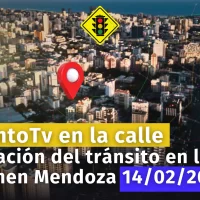 Hoy 14 de febrero, así está el tránsito en la calle Carmen Mendoza de Cornielle