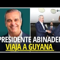 Abinader viaja a Guyana para participar en Conferencia de Energía