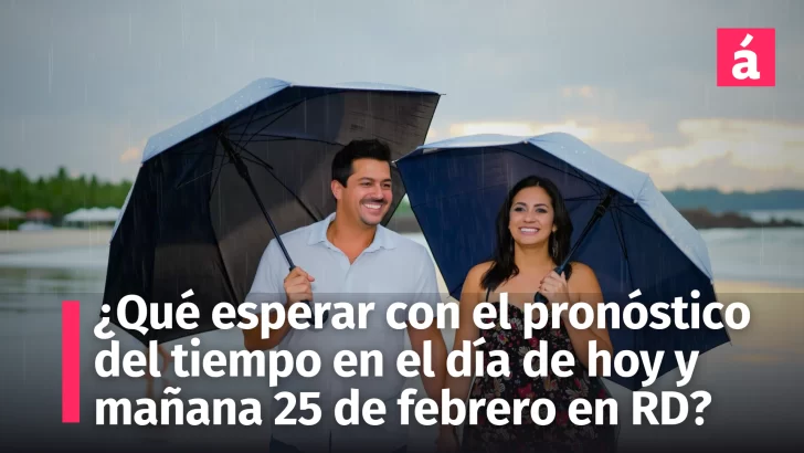Alerta Climática: República Dominicana ¡Del Sol a las Nubes! Pronóstico del Tiempo para Hoy y Mañana Martes 25 de Febrero