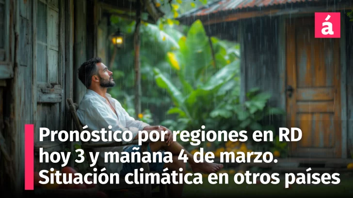 Tiempo inestable en RD: Pronóstico detallado por regiones – Lo que debes saber para inicios de marzo. Reporte climático en el mundo