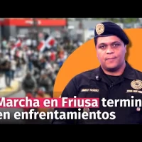 Marcha “Pacífica” termina en enfrentamientos y agresión