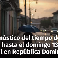 Clima inestable en República Dominicana. ¿Cuándo y dónde lloverá más fuerte? Pronóstico Completo para que Planifiques tu Fin de semana