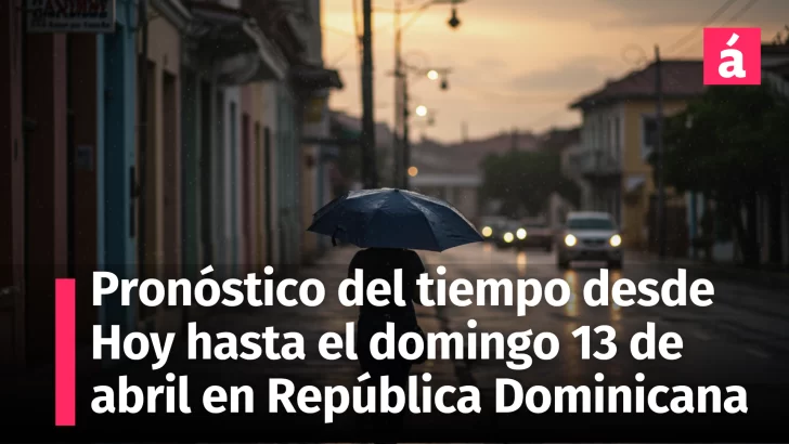 Clima inestable en República Dominicana. ¿Cuándo y dónde lloverá más fuerte? Pronóstico Completo para que Planifiques tu Fin de semana
