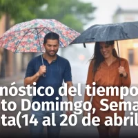 Pronóstico para Santo Domingo, del  14 al 20 de abril para Semana Santa – Entérese si lloverá y cómo estarán las temperaturas
