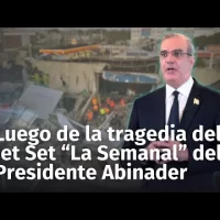 Después de la tragedia del Jet Set, expectativas de qué dirá el Presidente Abinader en “La Semanal”
