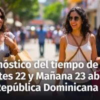 Pronóstico del tiempo de hoy martes 22 y miércoles 23 de abril en República Dominicana; alertas marítimas vigentes – INDOMET