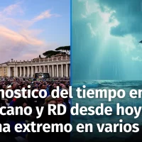 Pronóstico del tiempo en el Vaticano y RD desde hoy. Inundaciones en Luisiana, Haboob en México, Clima en Argentina