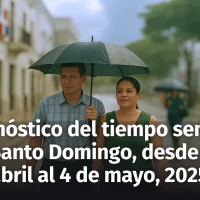 Clima en Santo Domingo, semana del 28 abril al 4 mayo. No salga sin ver éste reporte