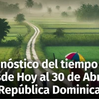 Clima cambiante en República Dominicana: lo que debes saber para el resto de hoy 28, mañana 29 y 30 de abril, 2025