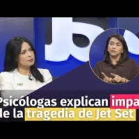 Psicólogas explican impacto de la tragedia de Jet Set