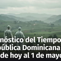 Clima Inestable en República Dominicana, Pronóstico del Tiempo para hoy, mañana y el 1 de Mayo: Provincias Bajo Alerta por Lluvias