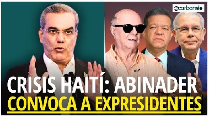 Reunión histórica: Abinader cita a Danilo, Leonel e Hipólito por CRISIS de HAITÍ