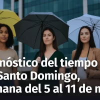 Clima en Santo Domingo: Pronóstico del tiempo para la semana del 5 al 11 de mayo de 2025