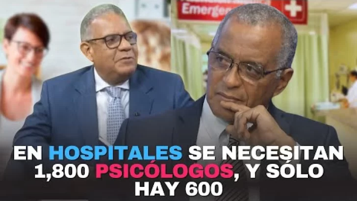 En hospitales se necesitan 1,800 psicólogos, y sólo hay 600