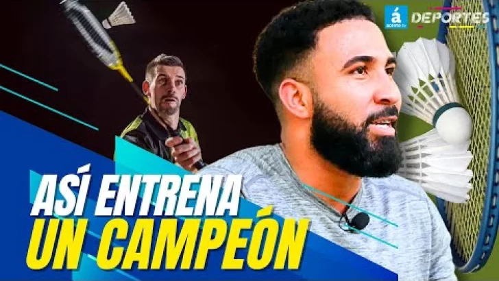 Así se construye una estrella del bádminton en RD | Bryan Anderson Castro en ATV Deportes