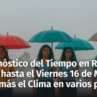 Pronóstico del Tiempo en República Dominicana: ¿Qué Esperar para hoy Miércoles, Mañana y el Viernes 16 de Mayo?