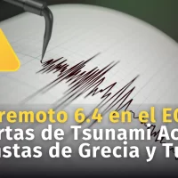 Terremoto 6,4 en el Egeo: Alerta de Tsunami Activa en Costas de Grecia y Turquía